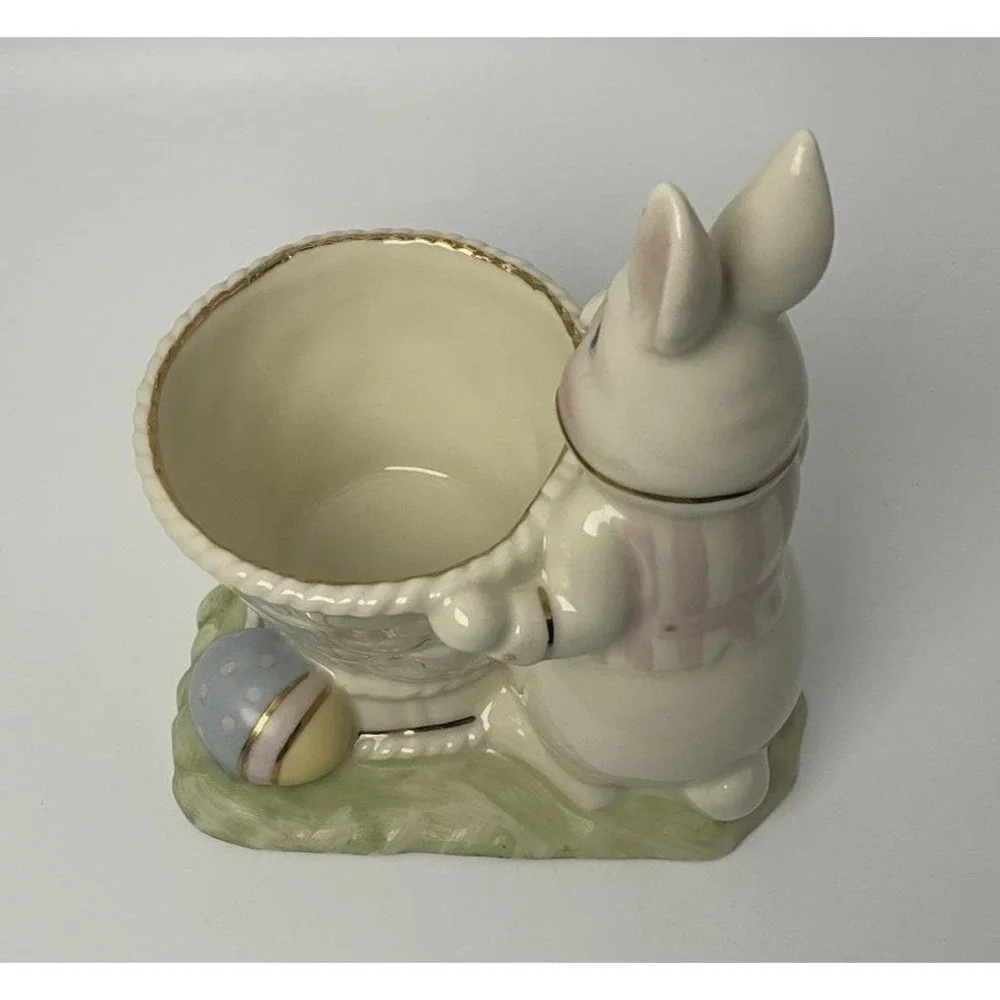 VTG Lenox Occasions Easter Bunny Votive Candle Holder Ceramic NO BOX 5.5